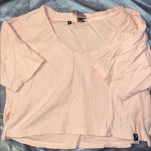 Gymshark Towel Crop Top Peach S